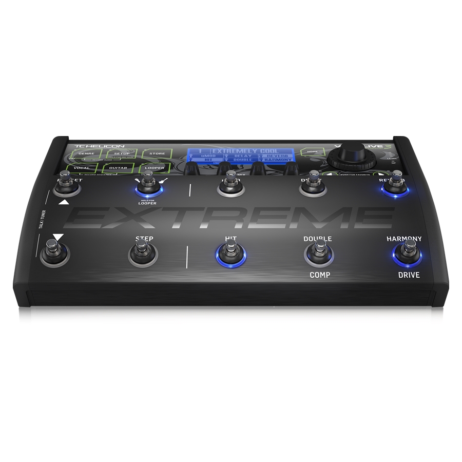 TC HELICON - Unrivaled Vocal and Guitar Effects Performance Floor Pedal with Backing Tracks, Looping, Automation and Audio Recording