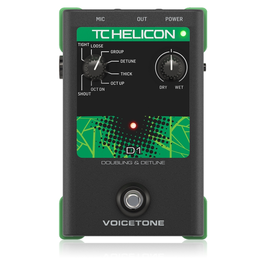 TANNOY - Single-Button Stompbox for Realistic Vocal Doubling Effects