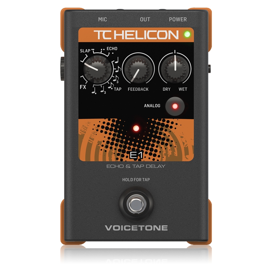 TC HELICON - Single-Button Stompbox for Compelling Vocal Echo Effects