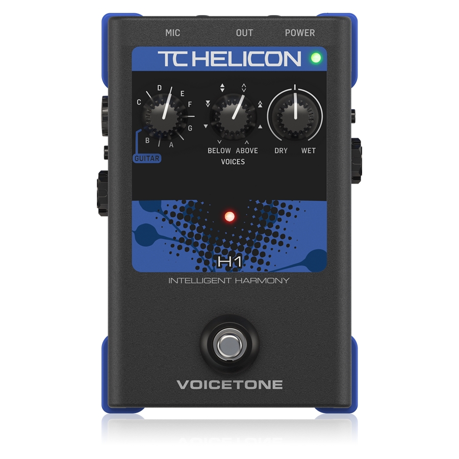 TC HELICON - Single-Button Stompbox for Realistic Guitar Controlled Vocal Harmony