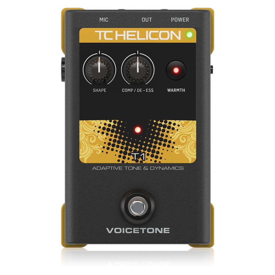 TC HELICON - Single-Button Stompbox for Studio Mastered Vocal Tone