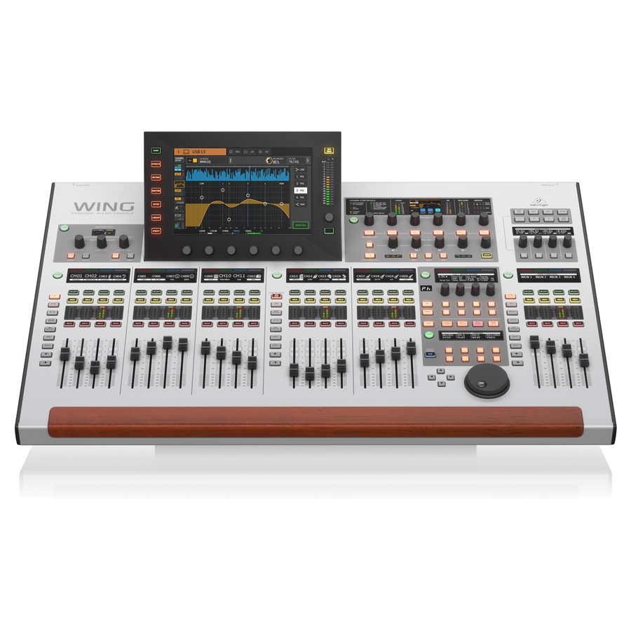 BEHRINGER - 48-Channel, 28-Bus Full Stereo Digital Mixing Console with 24-Fader Control Surface and 10" Touch Screen