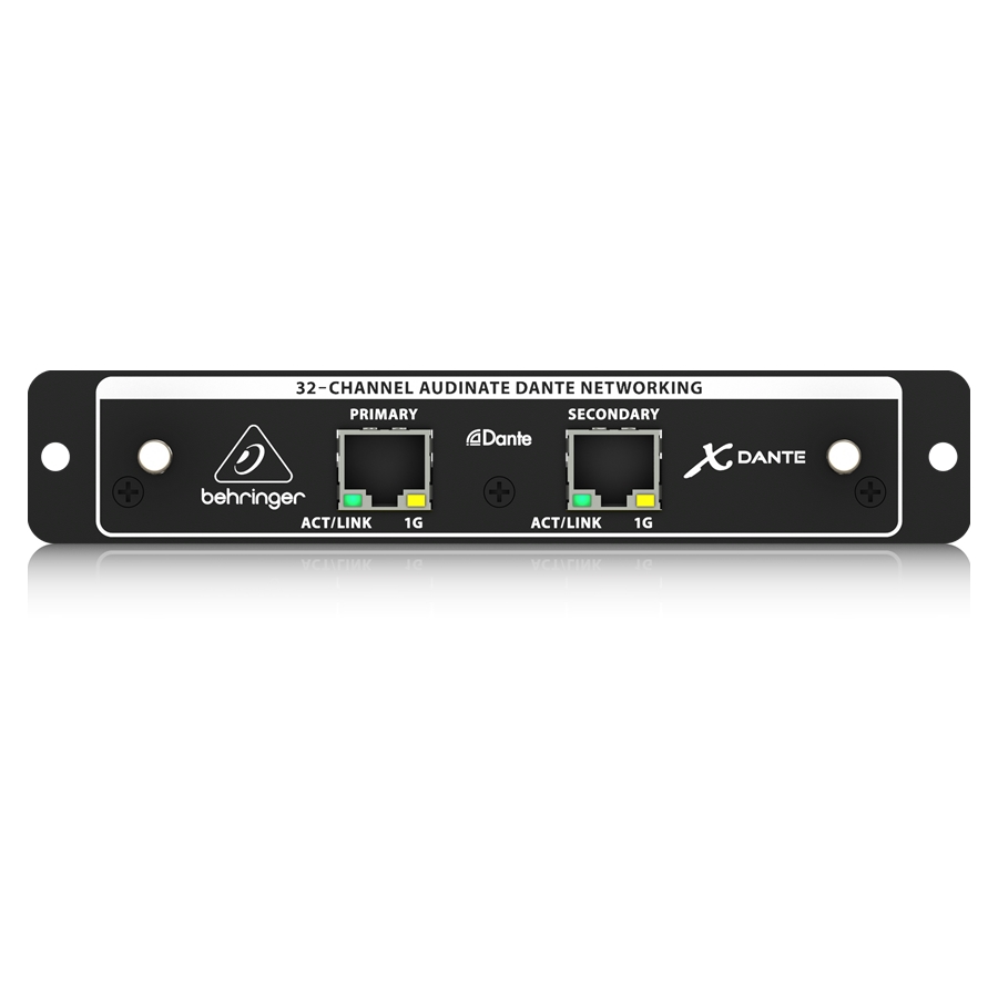 BEHRINGER - High-Performance 32-Channel Audinate Dante Expansion Card for X32