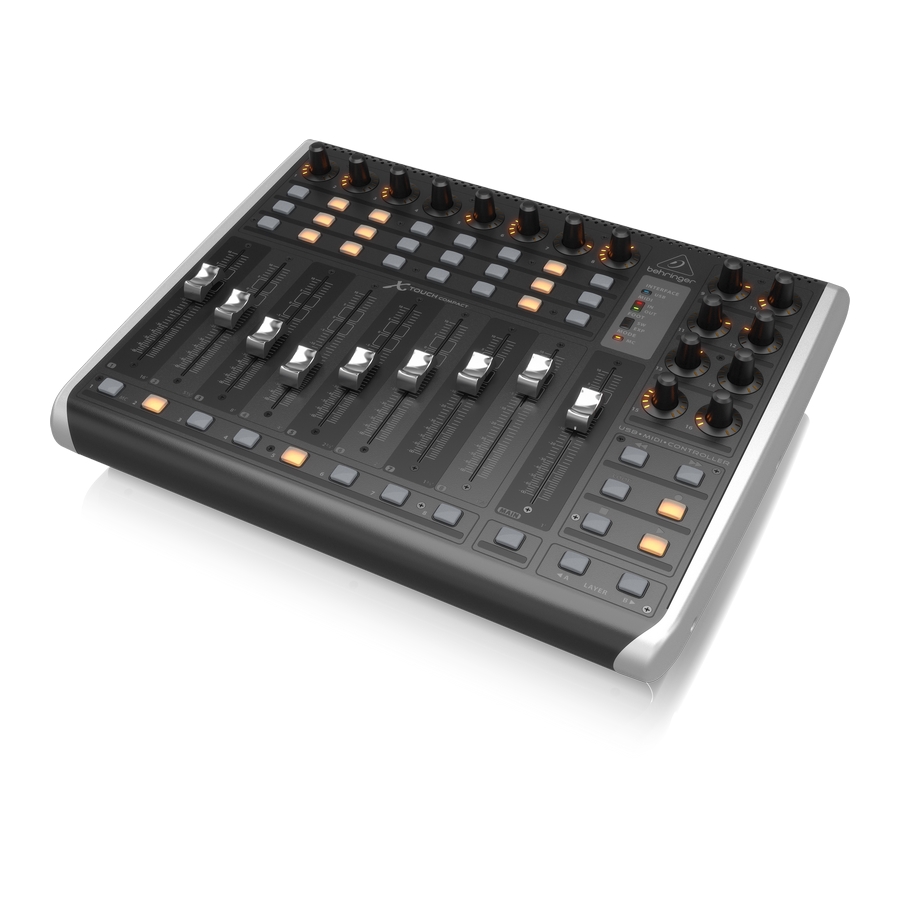 BEHRINGER - Universal USB/MIDI Controller with 9 Touch-Sensitive Motor Faders