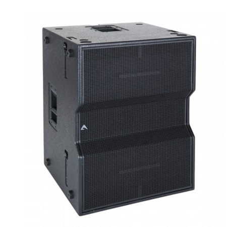 AXIOM - Dual 15” (380mm) subwoofer