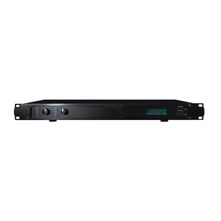 DSPPA - DA2500 2*500W Dual Channels Digital Amplifier
