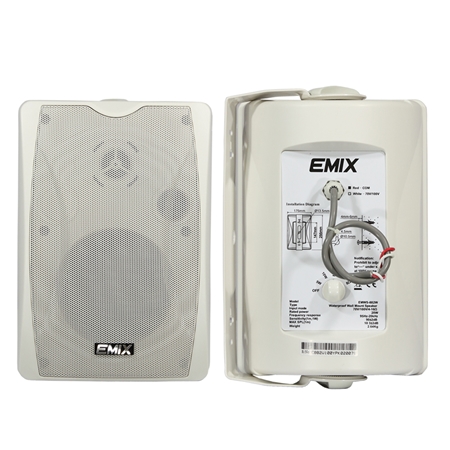 EMIX - 4" 20W / 5" 30W / 6" 40W Wall Mount Speaker 