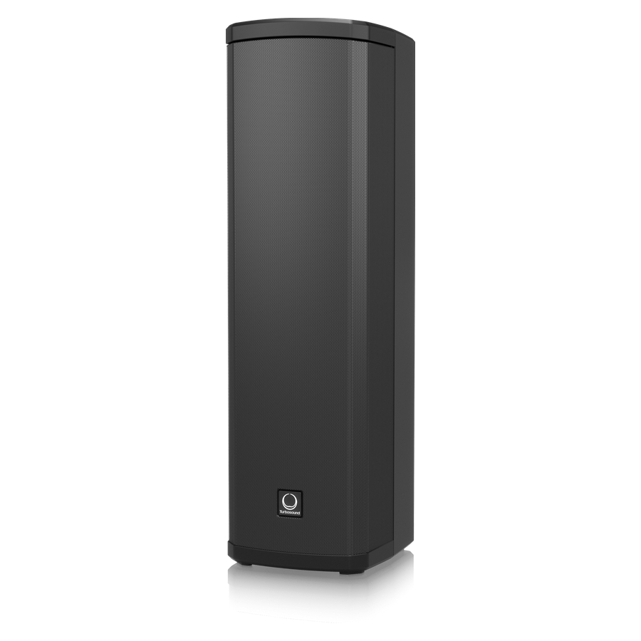TURBOSOUND - 600 Watt Powered Column Loudspeaker with 2 x 6.5" Woofers, 4 Neodymium Drivers, Klark Teknik Spatial Sound Technology, Reverb, Digital Mixer, Remote Control via iPhone/iPad and Bluetooth Audio Streaming