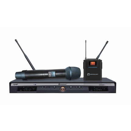 RELACART - UR-222D Dual-channel Wireless Microphone