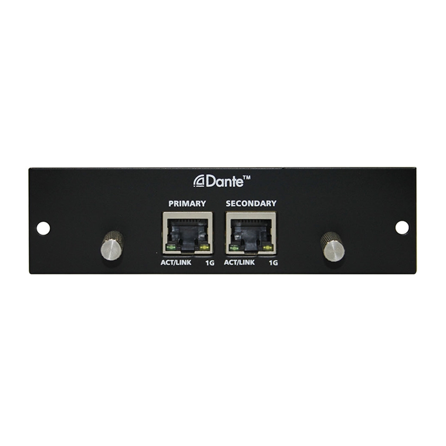 TOPP PRO - Topp Pro T-DANTE-T Dante Expansion Card for T Series