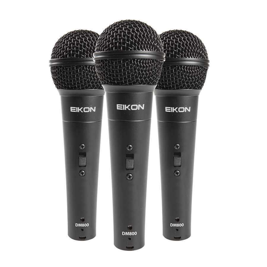 PROEL - KIT Made of 3 Vocal Dynamic Microphones